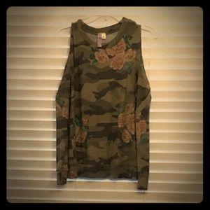 Rose Camo Blouse